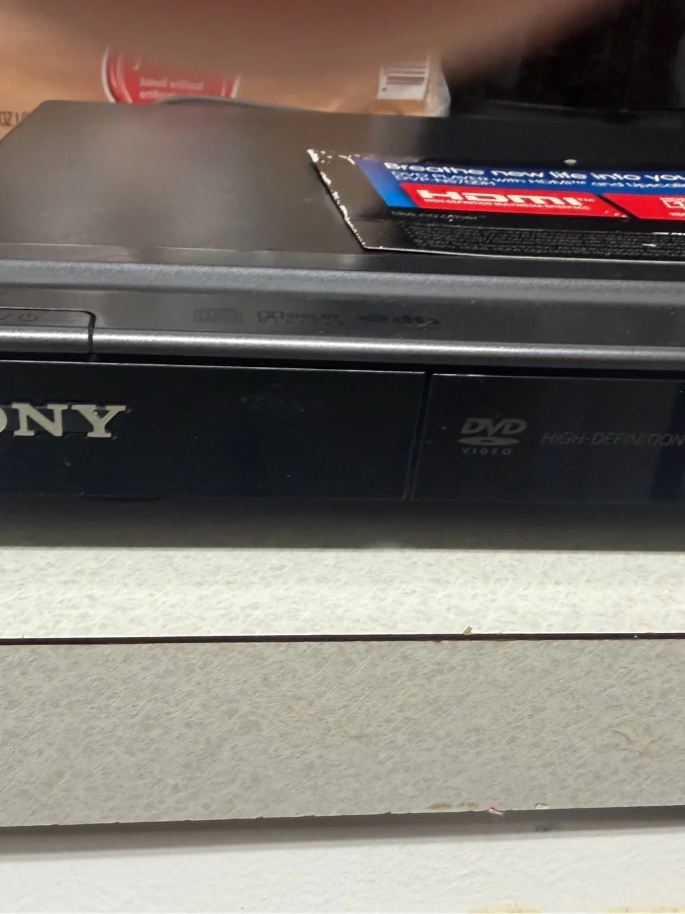Sony DVP-NS700H CD DVD Player HDMI 1080p Upscaling w/ Remote Tested Working.